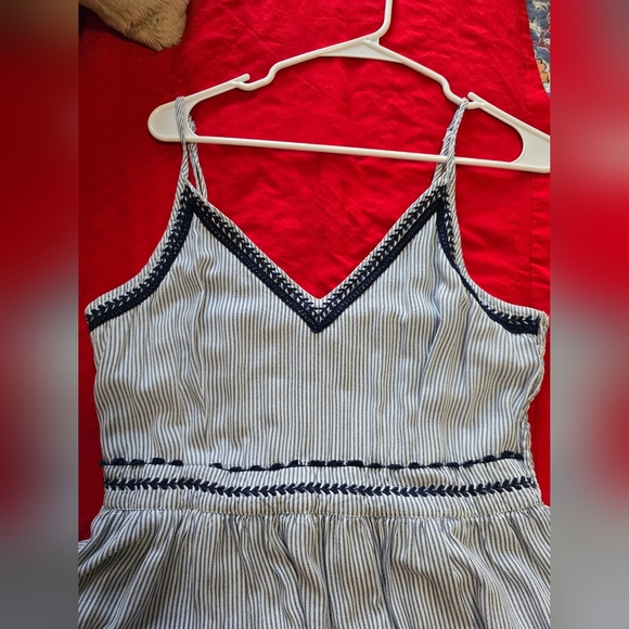 Japna Silver Pleated Maxi Dress V-Neck - Picture 4 of 12